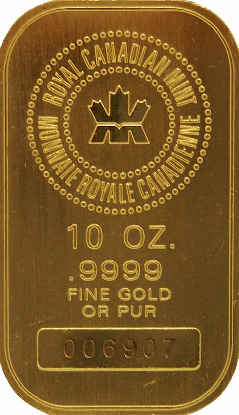 Royal Canadian Mint Gold Bar